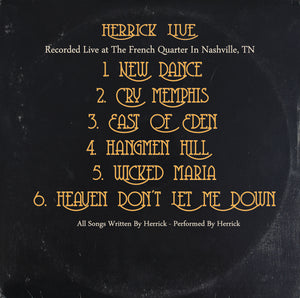 HERRICK LIVE EP - CD (SIGNED)