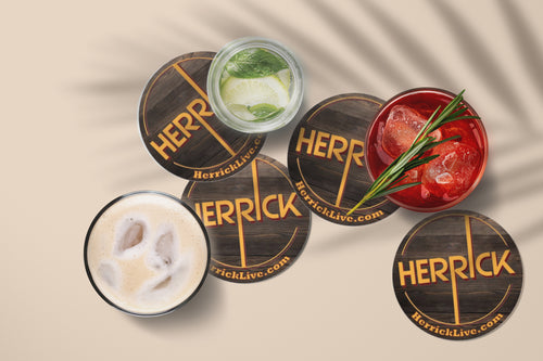 Herrick New RARE Drink Coasters Set!