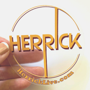 Large 5"x5" Herrick Bumper Sticker